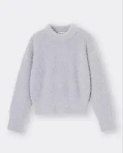 ジーユー シャイニークルーネックセーターS