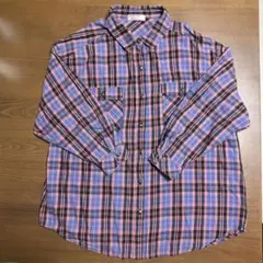 レディース　チェックシャツ　長袖