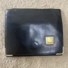 dunhill ダンヒル 黒 レザー コインケース