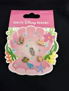 ディズニー　ピアスセット　アリエル