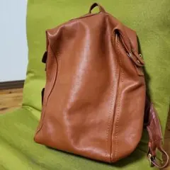 土屋鞄製造所バックパック ブラウンレザーリュックのサムネイル