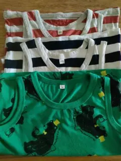 無印良品他　タンクトップ３枚セット　100•110