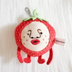 こびとづかんのぬいぐるみ 2 イチゴクレナイ ガチャガチャ カプセルトイ