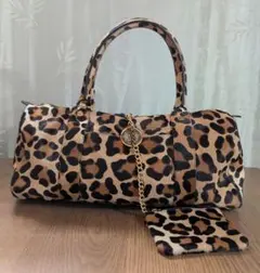 LANVIN☆ファーストライン☆ハラコハンドバッグのサムネイル
