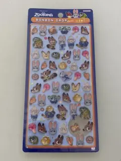 正規品　ボンボンドロップシールミニ ズートピア 新品