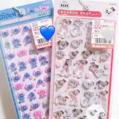 国内正規品✨ ディズニー ボンボンドロップシール 101匹わんちゃん スティッチ