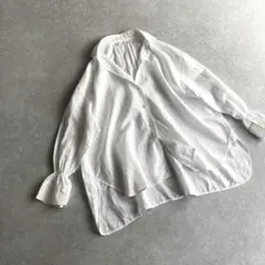 Liyoca リヨセルラミーオーバーシャツ ホワイト 日本製