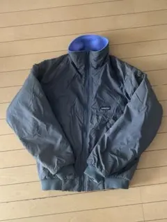 パタゴニア　シェルドシンチラ ９０Ｓ　ダークグレーXブルー　三角タグ Ｍサイズ