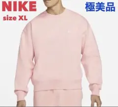 極美品】NIKE ナイキ クルーネック トレーナー スウェット XL ピンク