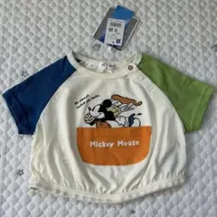【6519】ディズニー　ミッキー　半袖Tシャツ　80cm 新品