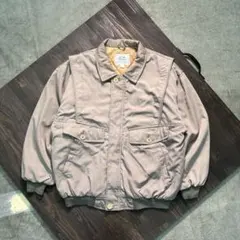 7AS6 90's ハリトンジャケット　ベージュ　L グランパコア　古着