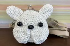 フレンチブルドッグ　白⭐︎ポーチ⑪