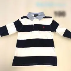 ラルフローレン　ストライプ 長袖　ポロシャツ　100　キッズ