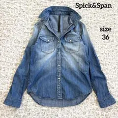 Spick&Span デニムシャツ ウエスタン ヴィンテージ size36のサムネイル