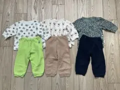 ユニクロ　ベビー　キルトパジャマ　3組まとめ売り　90センチ