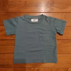 FORK & SPOON オーガニックコットン ポケットTシャツ グリーン