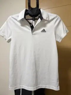 adidas climalite ホワイト ポロシャツ