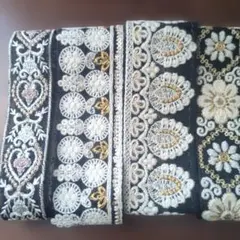 インド刺繍リボン 計2m 107