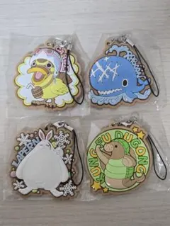 ワンピース おでかけどうぶつビスケット ラバーストラップコレクション４種セットのサムネイル