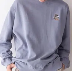 VISION STREET WEAR スウェット　裏起毛　 ブルーグレー LLのサムネイル