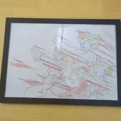 【未使用】ドラゴンボール 鳥山明《親子かめはめ波》一番くじ原画アート