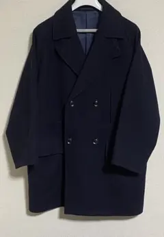 NANO UNIVERSE / ネイビー Pコート ビッグシルエット