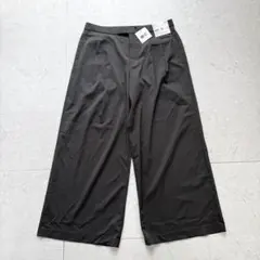 新品 UNIQLO C 感動タックワイドパンツ XXLダークグレー タグ付き