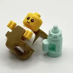 新品未使用レゴミニフィグ　白色赤ちゃんと抱っこ紐と哺乳瓶のお世話セット　正規品