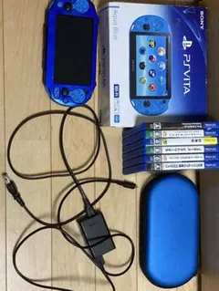 PSVita 2000 本体＆ソフト6本（オマケ付き）
