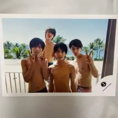 公式写真　ハワイ　キンプリ  セクゾ　平野紫耀 永瀬廉 髙橋海人 マリウス葉