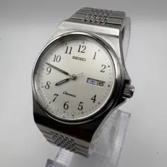 SEIKO Chronos 5H23-7D20 白文字盤 純正ブレス 電池交換済のサムネイル