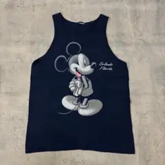 ディズニー Disney ミッキーマウス mickey タンクトップ ネイビーのサムネイル