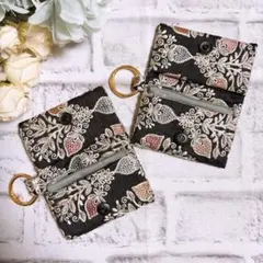 インド刺繍リボン　ポーチ　マルチポーチ　ハンドメイド　NO3523 小銭　カード