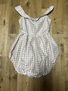 Lily Brown チェック柄ノースリーブワンピース　サイズ0