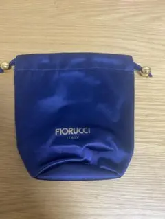 FIORUCCI ITALY 巾着ポーチ ブルーのサムネイル