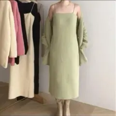 SeaRoomlynn シールームリン Warmニットキャミドレス キャミワンピ