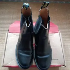 価格交渉可、期間限定Ｄｒ．マーチン黒 レザー サイドゴアブーツ