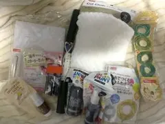 未使用◎ 手芸用品セット 羊毛フェルト ポンポンメーカー ハンドメイド