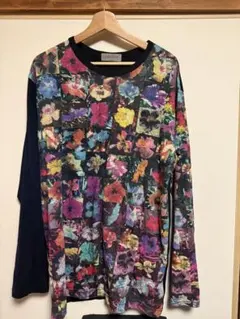 Yohji Yamamoto POUR HOMME 花柄 長袖カットソのサムネイル