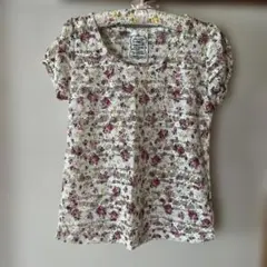 THE SHOP TK 花柄レース 半袖カットソー Lサイズのサムネイル