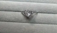 ✨ハート型水晶✨デザインリング