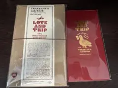 レギュラーサイズ トラベラーズノート LOVE AND TRIP リフィル付き