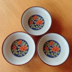 有田焼 肥前岳葉 丸皿3枚セット