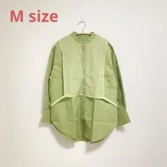 【未使用】セレクトモカ シアーポプリンサイドレイヤード デザインシャツ ブラウスのサムネイル