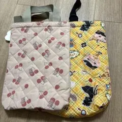 シューズケース　道具入れ　上履き入れ2点セット