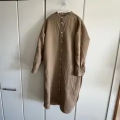 無印良品　洗いざらしリネンワンピース