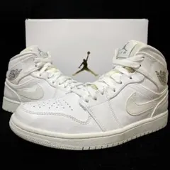 NIKE AIR JORDAN 1 MID 27.0cm WHITE ジョーダンのサムネイル