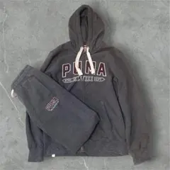 【美品】PUMA プーマ パーカー スウェット セットアップ カレッジのサムネイル