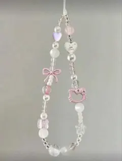 2011年製 激レア★ハローキティ いちご ビーズ ストラップ チャーム 2011年製 激レア☆ハローキティ いちご ビーズ ストラップ