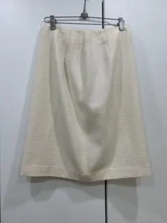 YUKI TORII ツイードスカート 38 アイボリー ラメ 上品のサムネイル